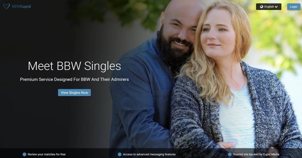 BBWCupid main page
