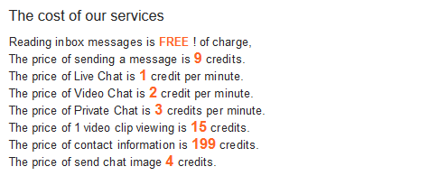 Prices