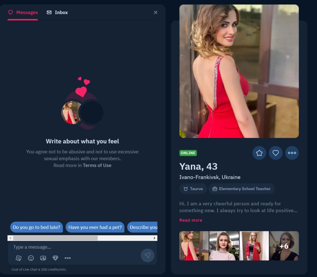 TheLuckyDate create a profile