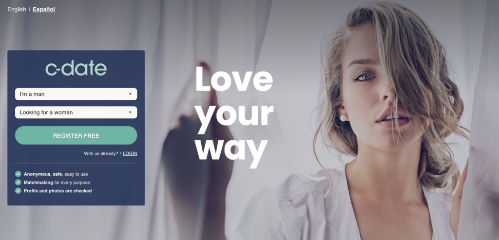 C-Date Homepage