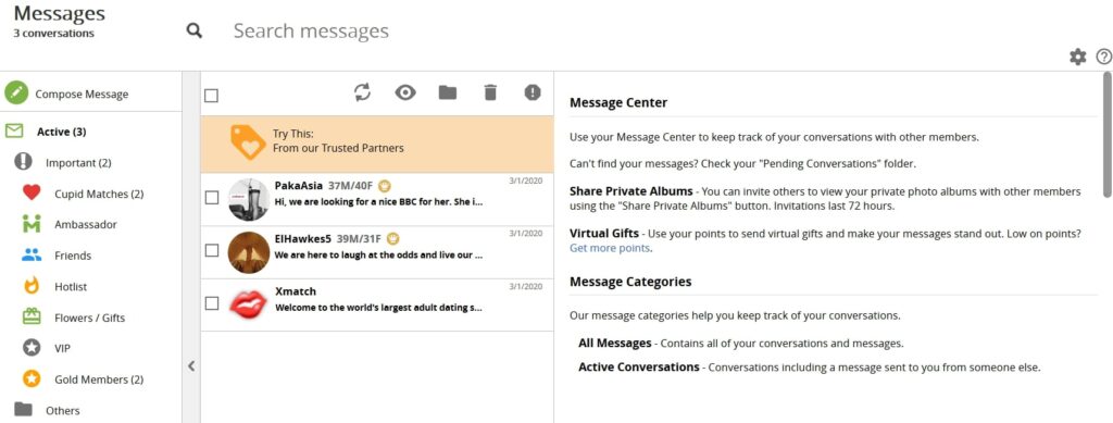 Xmatch Messages