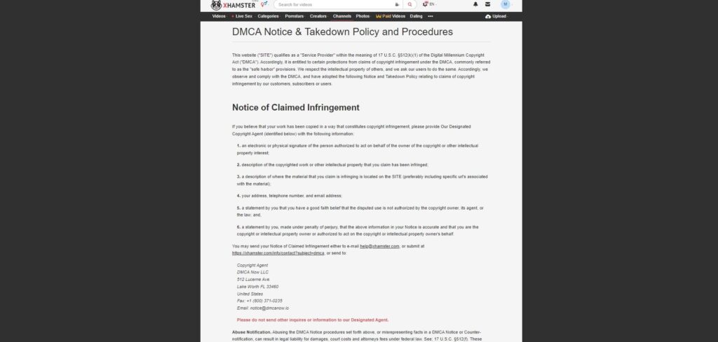 xhamster-dmca